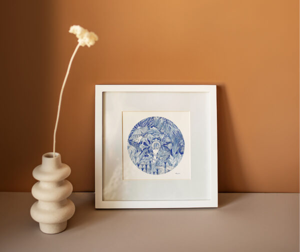 Illustration bleue Cléopatra – Image 3