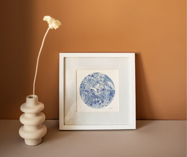 Illustration bleue Jane – Image 3