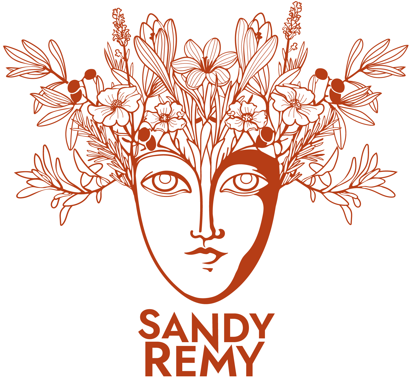 Identité visuelle pour Sandy Remy, coach en nutrition du cerveau avec approche inclusive