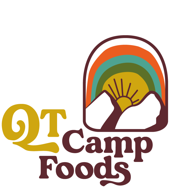 Identité graphique pour QT Camp Food, marque queer et inclusive de repas nomades