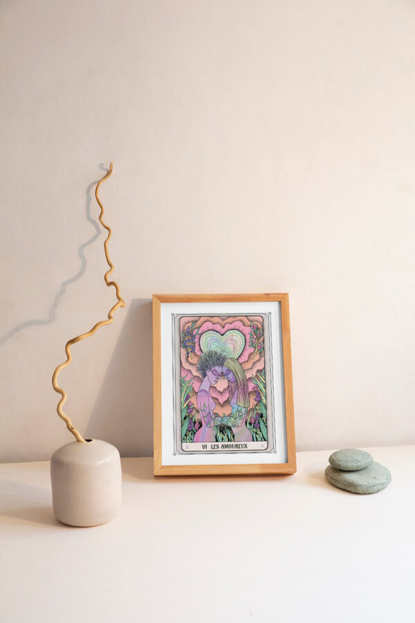 Illustration Tarot Les amoureux – Image 2