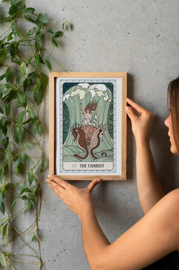 Illustration Tarot Le chariot – Image 3