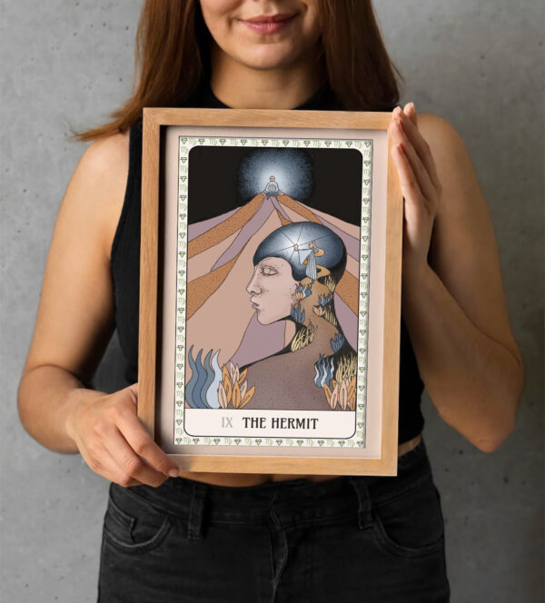 Illustration Tarot L’Hermite – Image 3