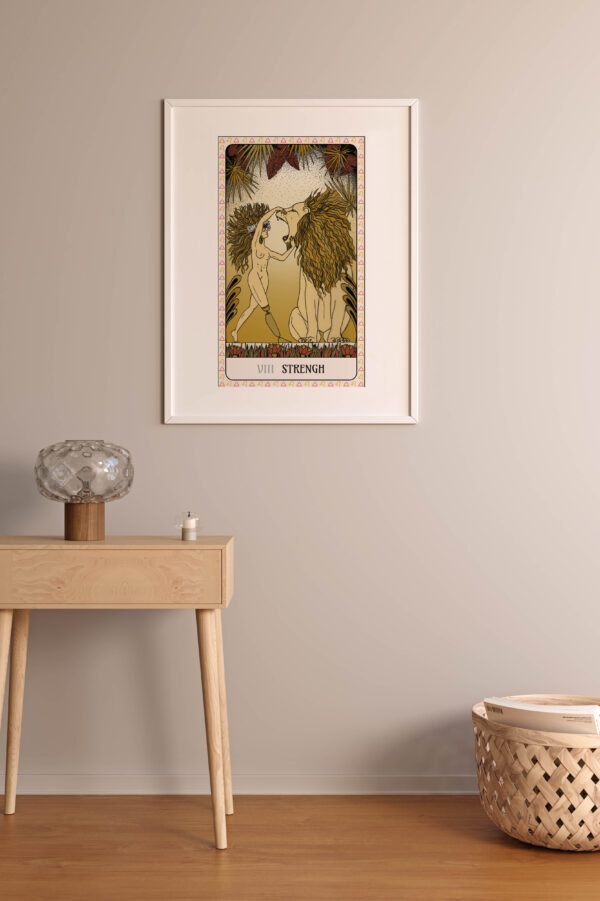 Illustration Tarot La force – Image 2