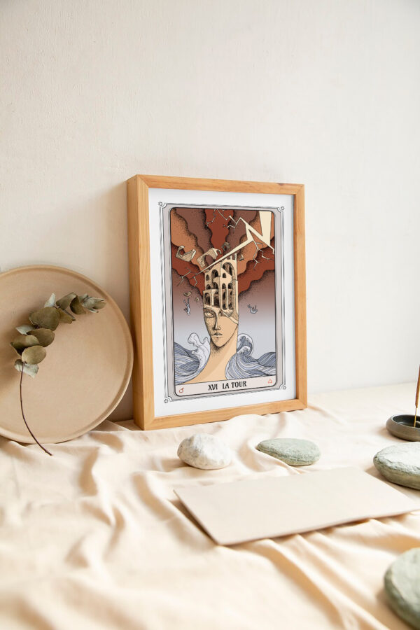 Illustration Tarot La tour – Image 2