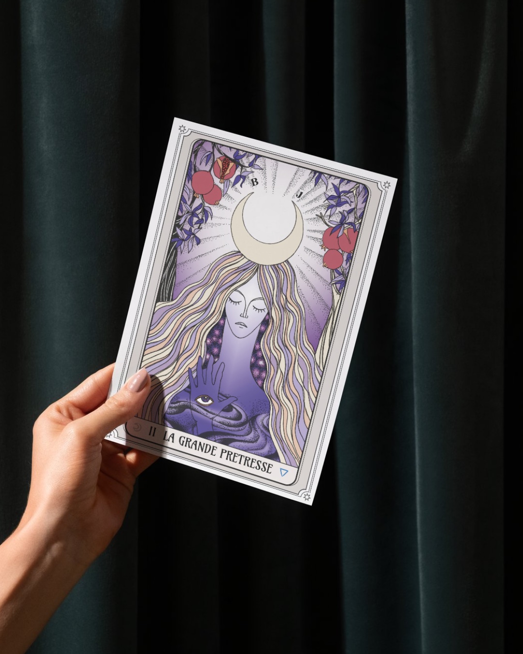 Illustration Tarot La grande prêtresse – Image 2