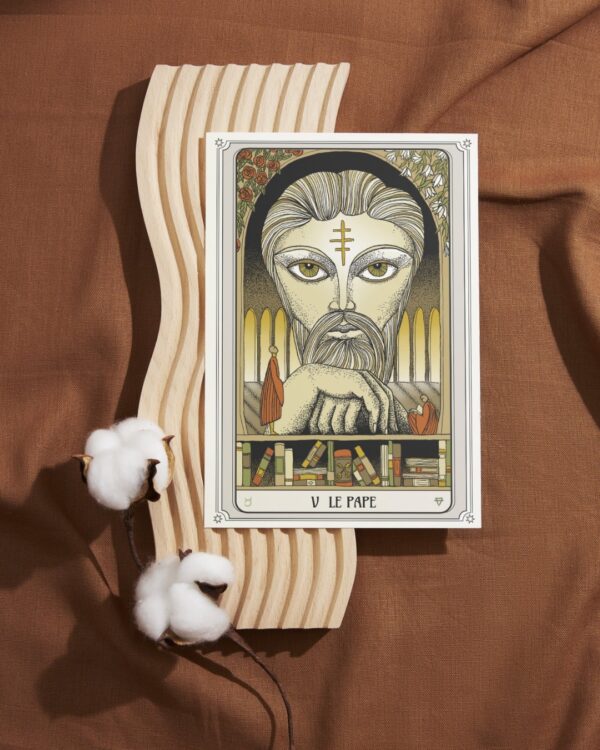 Illustration Tarot Le pape – Image 2