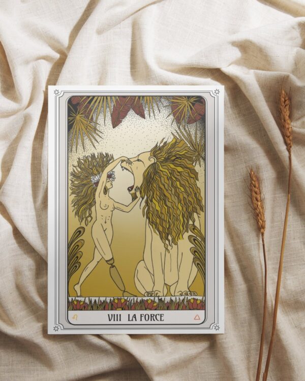 Illustration Tarot La force – Image 3