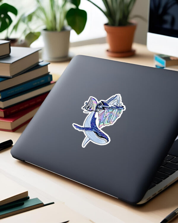 sticker Baleine magique – Image 3
