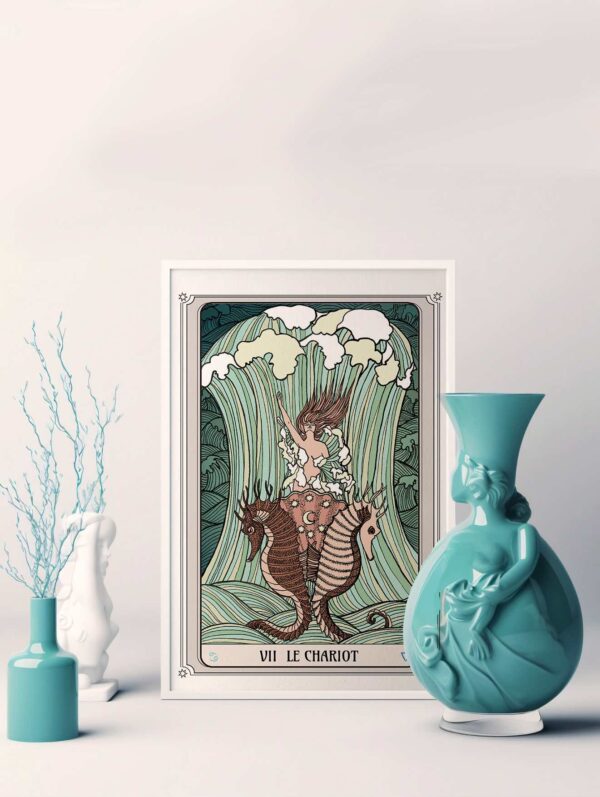 Illustration Tarot Le chariot – Image 2